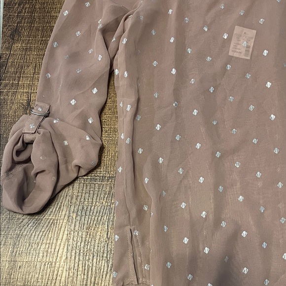 Maurices Blush Pink Cross-Back Blouse - Picture 4 of 10